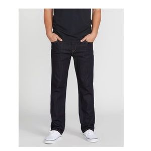 VOLCOM SOLVER MODERN FIT JEANS - RINSE
